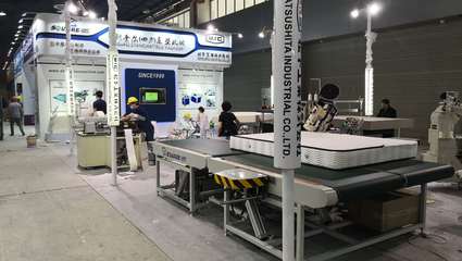 廣州家具設備展 斯奎爾床墊機械設備調試與器材應用